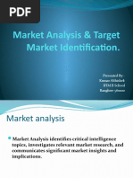 IMC Market Analysis and Target Market Identification