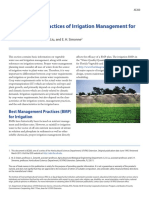 Principles and Practices of Irrigation Management For