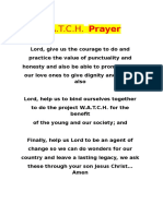 Watch Prayer