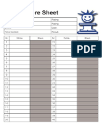 Chess Score Sheet Template864415120160406