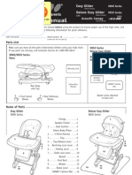 Combi High Chair Manual