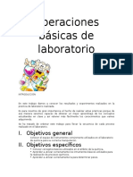 Operaciones Básicas de Laboratorio