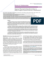 Effect of Moderate To Vigorous Physical Activity Intervention Onimproving Dementia Family Caregiver Physical Function A Randomized 2161 0460 1000253