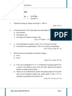 PHY 310 - T2 - (2.0 Early Quantum Theory)