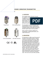 ST5484E 2-WIRE SEISMIC VIBRATION TRANSMITTER Installation Manual