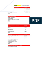 Expenses: Cost of Goods Sold (Monthly) Quanitity