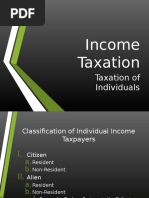 Income Taxation Individuals