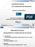 Educational Session Geosynthetics in Reinforced Soil Structures