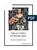 Suite in A Minor - Jan Antonin Losy