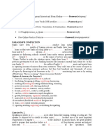 Rearrangement of Jumbled Sentences To Make A Meaningful Paragraph