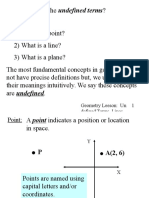 Undefined Terms in Geometry From HTTPS://WWW - Mcckc.edu/tutoring/docs/bt/geometry/basic - Geometric - Terms PDF