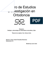 Ventajas y Desventajas de Retenedores Fijos y Removibles