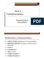 Biofarmacia Programa Docente