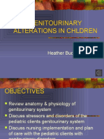 Genitourinary Alterations in Chldren: Heather Buccello