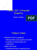 CMSC 427: Computer Graphics: David Jacobs