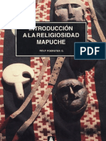 Introduccion A La Religiosidad Mapuche. Rolf Foerster.