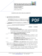 Guia de La Audiencia de Juicio Oral de Alimentos