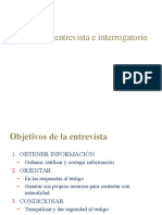 Técnicas de Entrevista e Interrogatorio