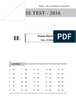 Class Test - 2016: Power Electronics