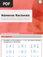 Comparação e Ordenação de Números Racionais - Areal