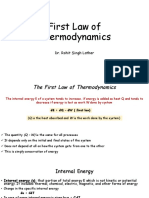 First Law of Thermodynamics