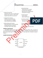 Preliminary: Uniform Sector 16mbit Dual and Quad Spi Flash Gd25Q16