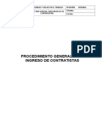 003 - Procedimiento para Ingreso de Contratistas