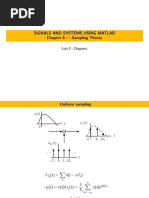 Signals and Systems Using Matlab Chapter 8 - Sampling Theory