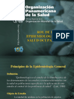 Epidemiologia en La Salud Ocupacional