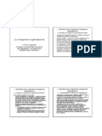 Changement Organisationnel M1 A