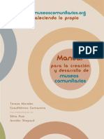 Manual para La Creación de Museos Comunitarios