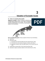 Valuation of Excisable Goods: 3.1 Basis of Computing Duty Payable