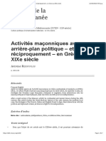 Activités Maçonniques PDF