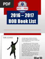 Battle of The Books Lookbook 2016 - 2017