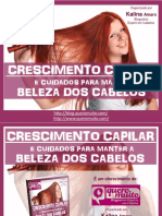 Ebook - Crescimento Capilar e Cuidados para Manter A Beleza Dos Cabelos