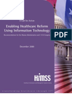 Call To Action by HIMSS From December 2008