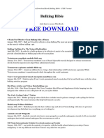 Bulking Bible PDF