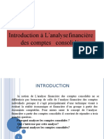 L'Analyse de La Structure Financière Des Comptes Consolidés