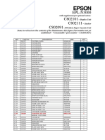 Epson Epl n3000 Part List