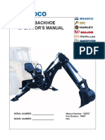 Bradco 485 Operators Manual