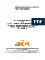 MEGA Facility Management Tender