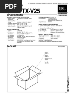 JBL VTX V25 TechnicalManual PDF