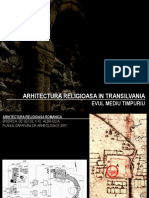 Transilvania - Schimburi de Influente in Arh. Religioasa