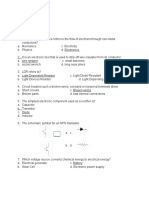 Electronics Questionnaire