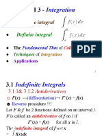 Integration: The of of