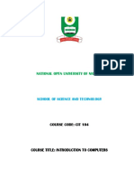 Cit104-Introduction To Computers PDF