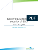 EASYVISTA Extending SSO Security Exchanges With EasyVista