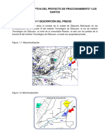 Memoria Descriptiva de Fraccionamiento