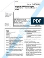 nbr8400 Calculodeequipamentoparalevantamentoemovimentacaodecargas 150627215840 Lva1 App6892 PDF