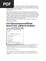 La Multifuncional KM Error F248